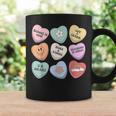 Conversation Hearts Groovy Valentines Day Cute Teacher V2 Coffee Mug Gifts ideas