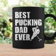 Cool Hockey Dad Gift Funny Best Pucking Dad Ever Sports Gag Coffee Mug Gifts ideas