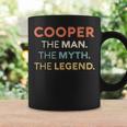 Cooper The Man The Myth The Legend Name Personalized Men Coffee Mug Gifts ideas