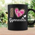 Cute I Love Gymnastics Leopard Print Women Girls Acrobat Coffee Mug Gifts ideas