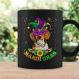 Cute Mardi Gras Beagle Dog Dad Dog Mom Mask Beads Coffee Mug Gifts ideas