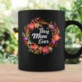 Cute Women Girls Mothers Day Best Mom Ever Flowers Coffee Mug Gifts ideas