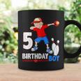 Dabbing Bowler BowlingShirt 5Th Birthday Boys Party Tees Coffee Mug Gifts ideas