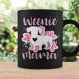Dachshund Mama Wiener Dog Pink Flowers Cute Weenie Mom Gift Coffee Mug Gifts ideas