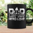 Dad A Sons First Hero A Daughters First Love Fathers Gift Gift For Mens Coffee Mug Gifts ideas