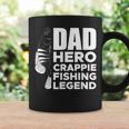 Dad Hero Crappie Fishing Legend Vatertag Tassen Geschenkideen