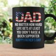 Dad No Matter How Hard Life Gets At Least Quote Fathers Day Coffee Mug Gifts ideas