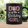 Dad Of The Birthday Girl Cow Farm Birthday Party Daddy Papa Coffee Mug Gifts ideas