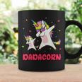 Dadacorn Dabbing Unicorn Dad Unicorn Girl Daddy Birthday Coffee Mug Gifts ideas