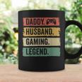 Daddy Ehemann Gaming Legende Vintage Video Gamer Papa Vater Tassen Geschenkideen