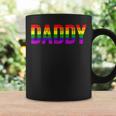 Daddy Lgbt Gay Lesbian Pride Rainbow Support Fathers Day Coffee Mug Gifts ideas