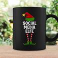 Damen Tassen Social Media Elfe, Partnerlook Weihnachten Geschenkideen