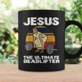 Deadlift Jesus I Christian Weightlifting Funny Workout Gym Coffee Mug Gifts ideas