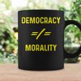 Democracy Morality Libertarian Conservative Ancap Freedom Coffee Mug Gifts ideas