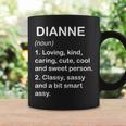 Dianne Definition Personalized Custom Name Loving Kind Coffee Mug Gifts ideas