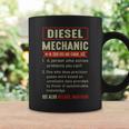 Diesel Mechanic Funny Sayings Car Diesel For Dad Auto Garage Gift For Mens Coffee Mug Gifts ideas