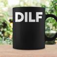 Dilf Hot Dad Funny Adult Humor Halloween Costume Gift For Mens Coffee Mug Gifts ideas