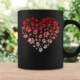 Dog Paw Gifts Love & Heart Puppy Dog Valentines Day Coffee Mug Gifts ideas