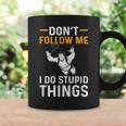 Dont Follow Me I Do Stupid Things Parachuting Skydiving Coffee Mug Gifts ideas
