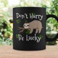 Dont Hurry Be Lucky Dad Mom Boy Girl Party Gift Shamrock Coffee Mug Gifts ideas
