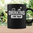 Drinking For Two Pregnancy AnnouncementFor Dads Coffee Mug Gifts ideas