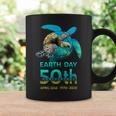 Earth Day 50Th Anniversary Sea Turtle Silhouette Coffee Mug Gifts ideas