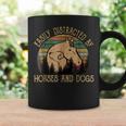 Easily Distracted By Horses And DogsFor Women Men Coffee Mug Gifts ideas