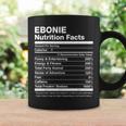 Ebonie Nutrition Facts Name Named Funny Coffee Mug Gifts ideas