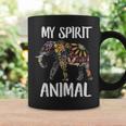 Elephant My Spirit Animal Love R Dad Mom Boy Girl Funny Coffee Mug Gifts ideas