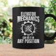 Elevator Mechanic Maintenance Any Position Technician Coffee Mug Gifts ideas