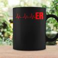 Emergency Medicine Emergency Room Nurse Er Heartbeat Coffee Mug Gifts ideas