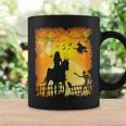 Equestrian Girl Riding Horse Scary Horseback Rider Halloween Gift For Womens Coffee Mug Gifts ideas