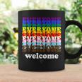 Everyone Is Welcome Here Pride Month Lgbtq Rainbow Gay Pride Coffee Mug Gifts ideas