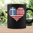 Faith Family Freedom Heart - 4Th Of July Patriotic Flag Coffee Mug Gifts ideas