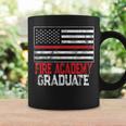 Fire Academy Graduate - Firefighter Us Red Line Flag Coffee Mug Gifts ideas