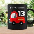 Fire Fighter Truck 13 Year Old Birthday | 13Th Bday Coffee Mug Gifts ideas