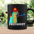 Firefighter Parrot Exotic Bird Fireman Fire Fighter Coffee Mug Gifts ideas