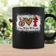 Firefighter Wife Life Peace Love Fire Wife Heart Coffee Mug Gifts ideas
