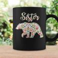 Floral Sister Bear Sister Matching Mom And Daughter Coffee Mug Gifts ideas