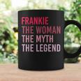 Frankie Frau Mythos Legende Tassen, Personalisiertes Geburtstagsdesign Geschenkideen