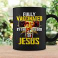 Fully Vaccinated By The Blood Of Jesus Funny Christian Lion Coffee Mug Gifts ideas