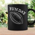 Funday American Football Dad Fathers Day Son Daddy Matching Coffee Mug Gifts ideas