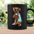 Funny Boxer Dog I Love Dad Tattoo Boxer Lover Gift Coffee Mug Gifts ideas