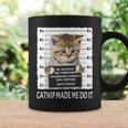 Funny Catnip Made Me Do It - Cat Lover Gift Men Women Coffee Mug Gifts ideas