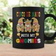 Funny Cinco De Mayo Fiesta With My Gnomies Trio Gnomes Coffee Mug Gifts ideas