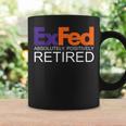 Funny Co-Worker Gift Federal Ex Fed Happy Retirement Party Coffee Mug Gifts ideas