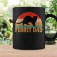 Funny Ferret Retro Pet Ferret Dad Vintage Gift Coffee Mug Gifts ideas