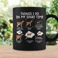 Funny Goat 6 Things I Do In My Spare Time Goat Coffee Mug Gifts ideas