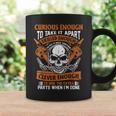 Funny Mechanic Gift Curious Skilled And Clever Car Fixing Coffee Mug Gifts ideas