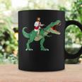 Funny Parody Jesus Riding Dinosaur Meme Dino Lover Believer Coffee Mug Gifts ideas